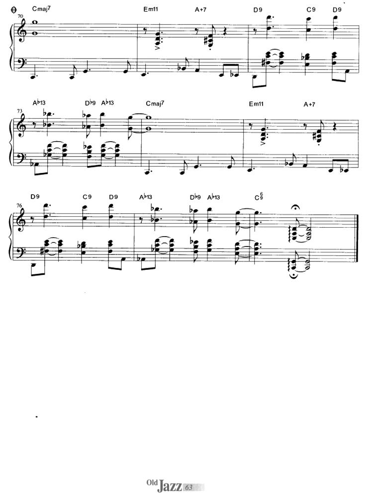 Satin Doll钢琴曲谱（图6）