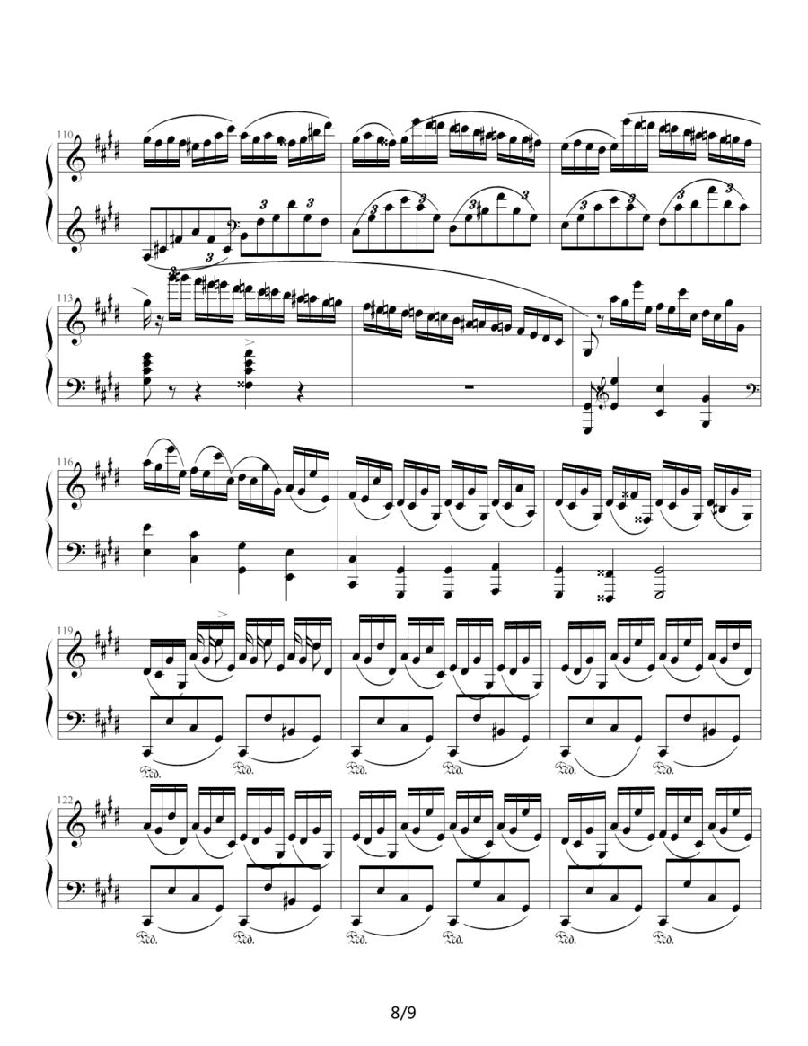 Fantasie Impromptu钢琴曲谱（图8）