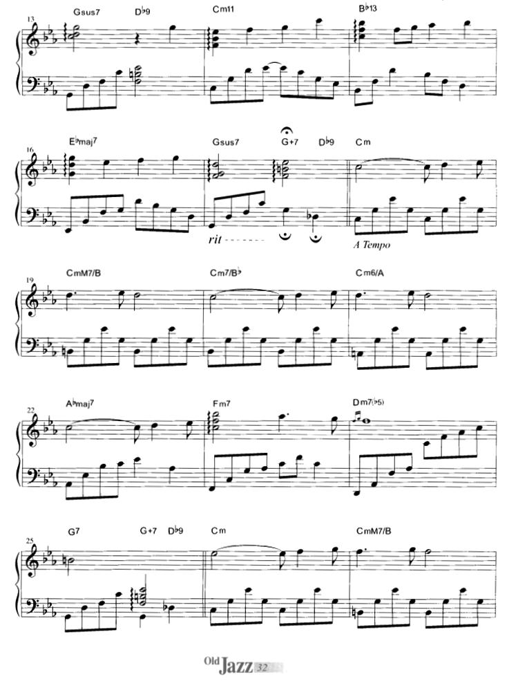 My Funny Valentine钢琴曲谱（图2）