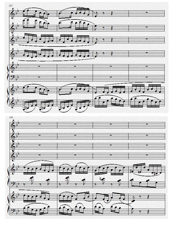 巴蜀风华情（二胡与双钢琴）钢琴曲谱（图22）