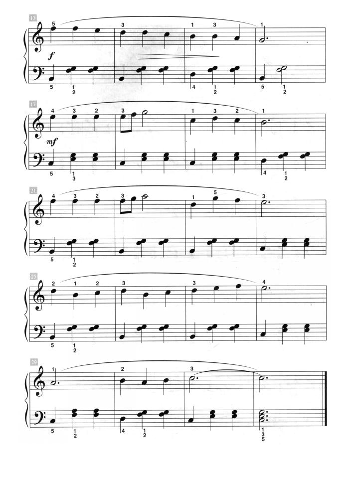 喜爱的圆舞曲（儿童古典钢琴小品）钢琴曲谱（图2）