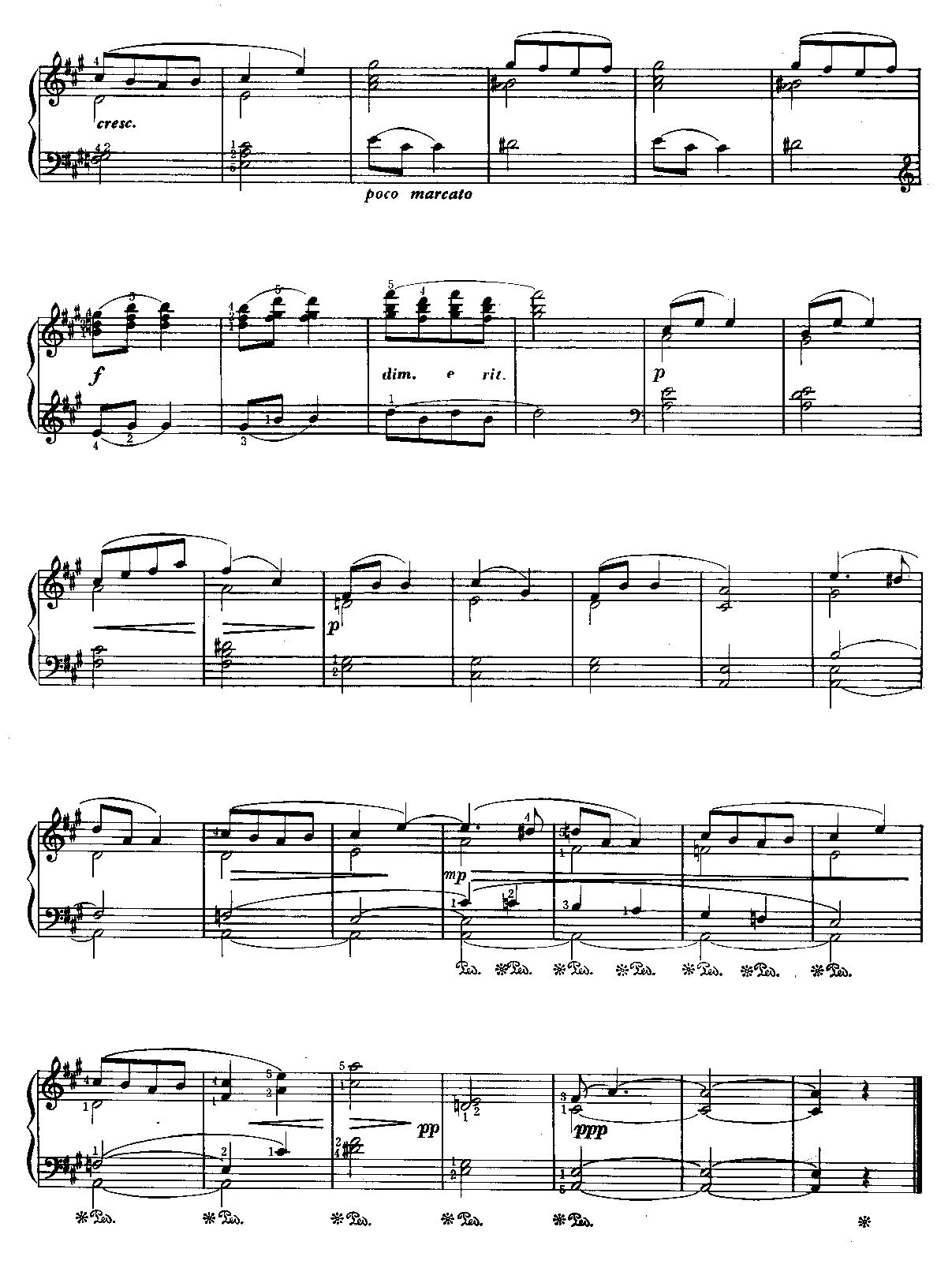 致野玫瑰钢琴曲谱（图2）