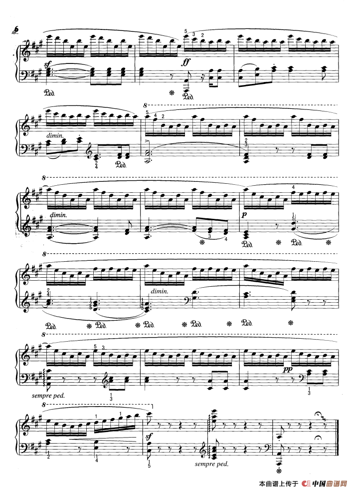 猎人之歌钢琴曲谱（图4）