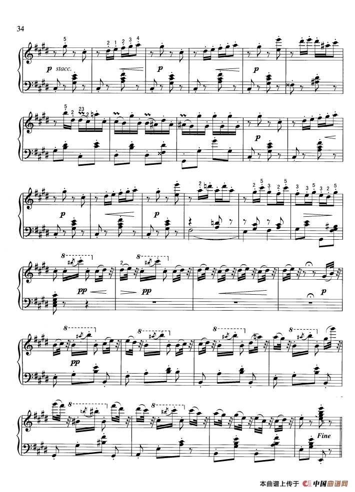 时间舞曲钢琴曲谱（图3）