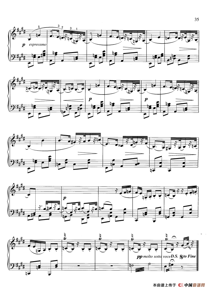 时间舞曲钢琴曲谱（图4）