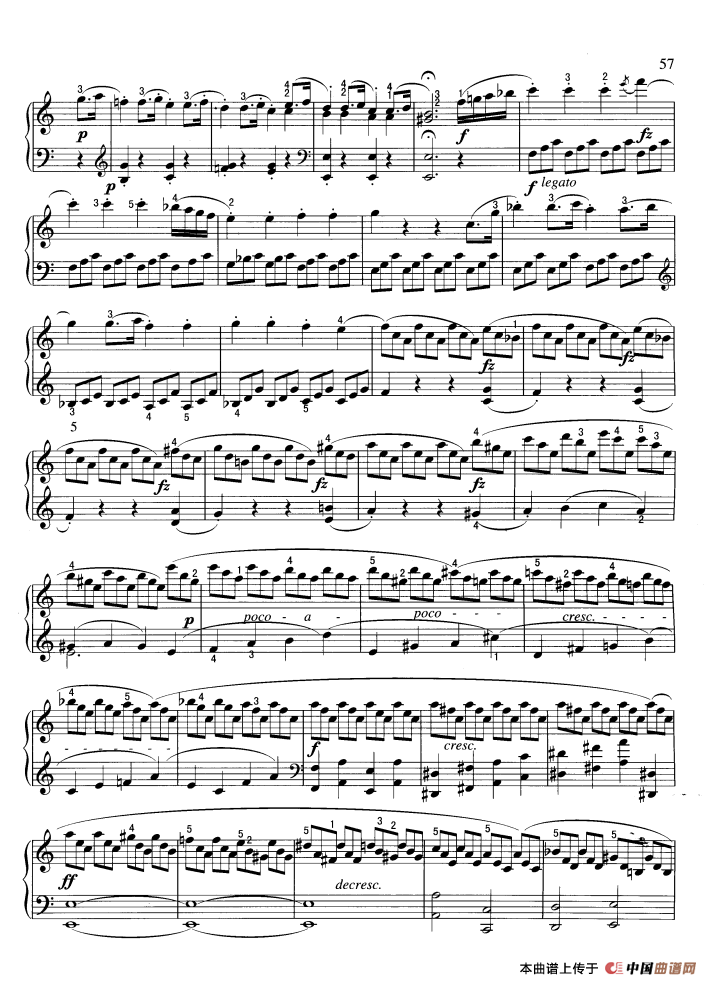 奏鸣曲钢琴曲谱（图4）