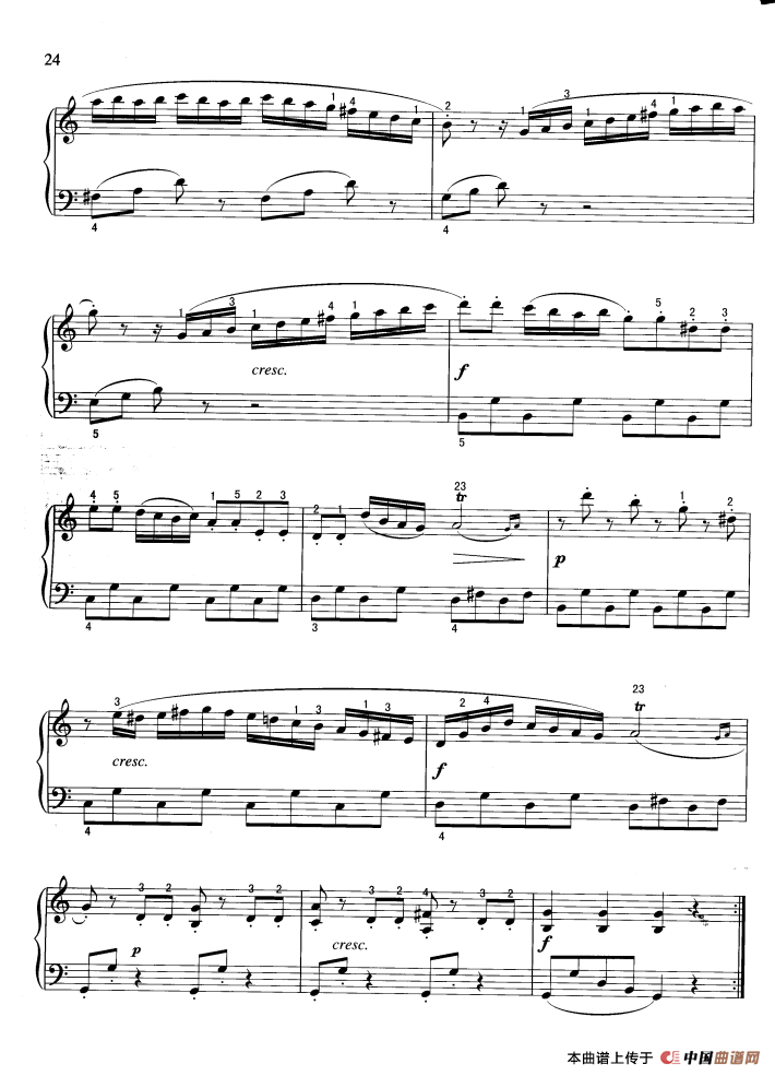 小奏鸣曲（Sonatine,op.36-3）钢琴曲谱（图2）