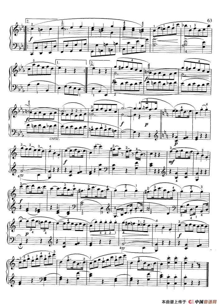 奏鸣曲钢琴曲谱（图10）
