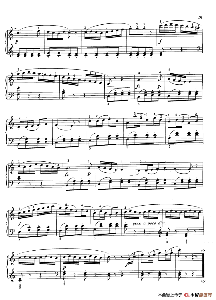 小奏鸣曲（Sonatine,op.36-3）钢琴曲谱（图6）