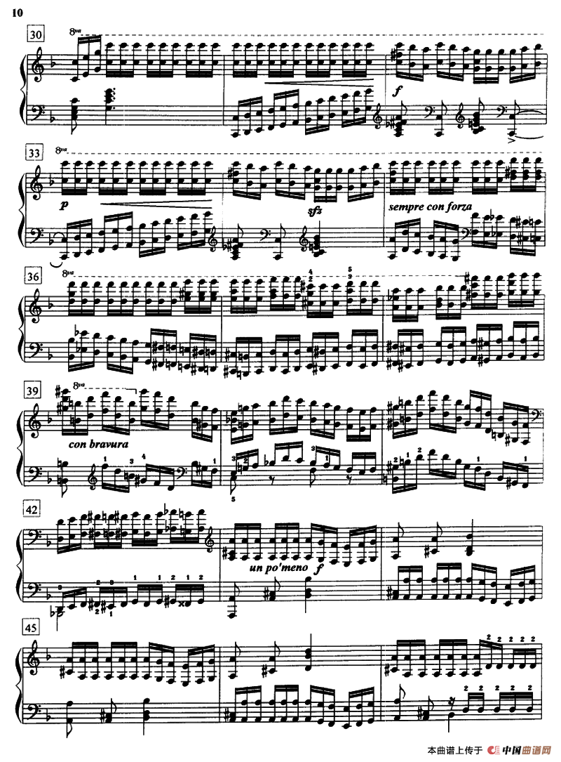 莫什科夫斯基练习曲（Op.72.No.9）钢琴曲谱（图3）