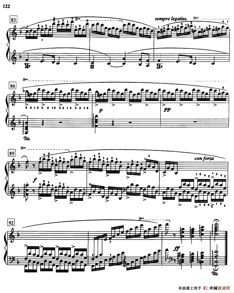练习曲（Op.10.No.8）钢琴曲谱（图7）