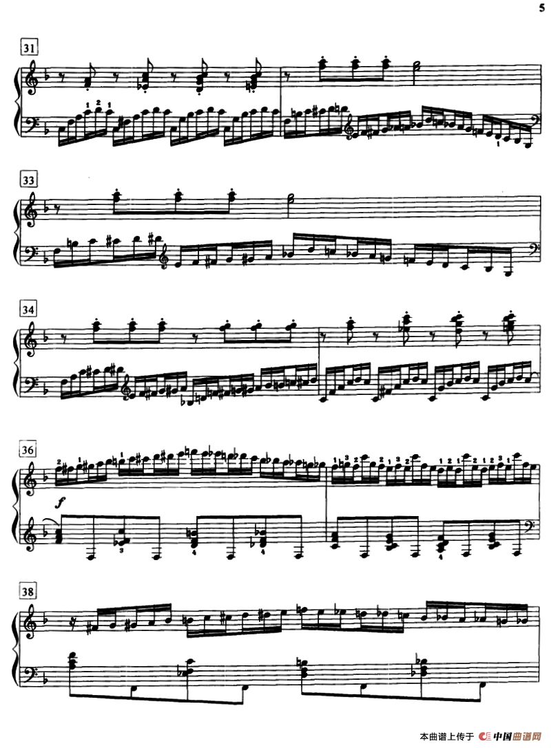 莫什科夫斯基练习曲（Op.72.No.6）钢琴曲谱（图5）