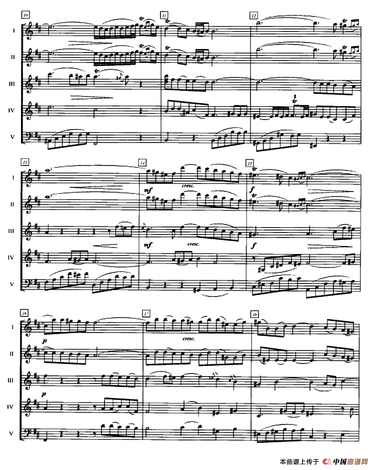 奏鸣曲（合奏）钢琴曲谱（图2）