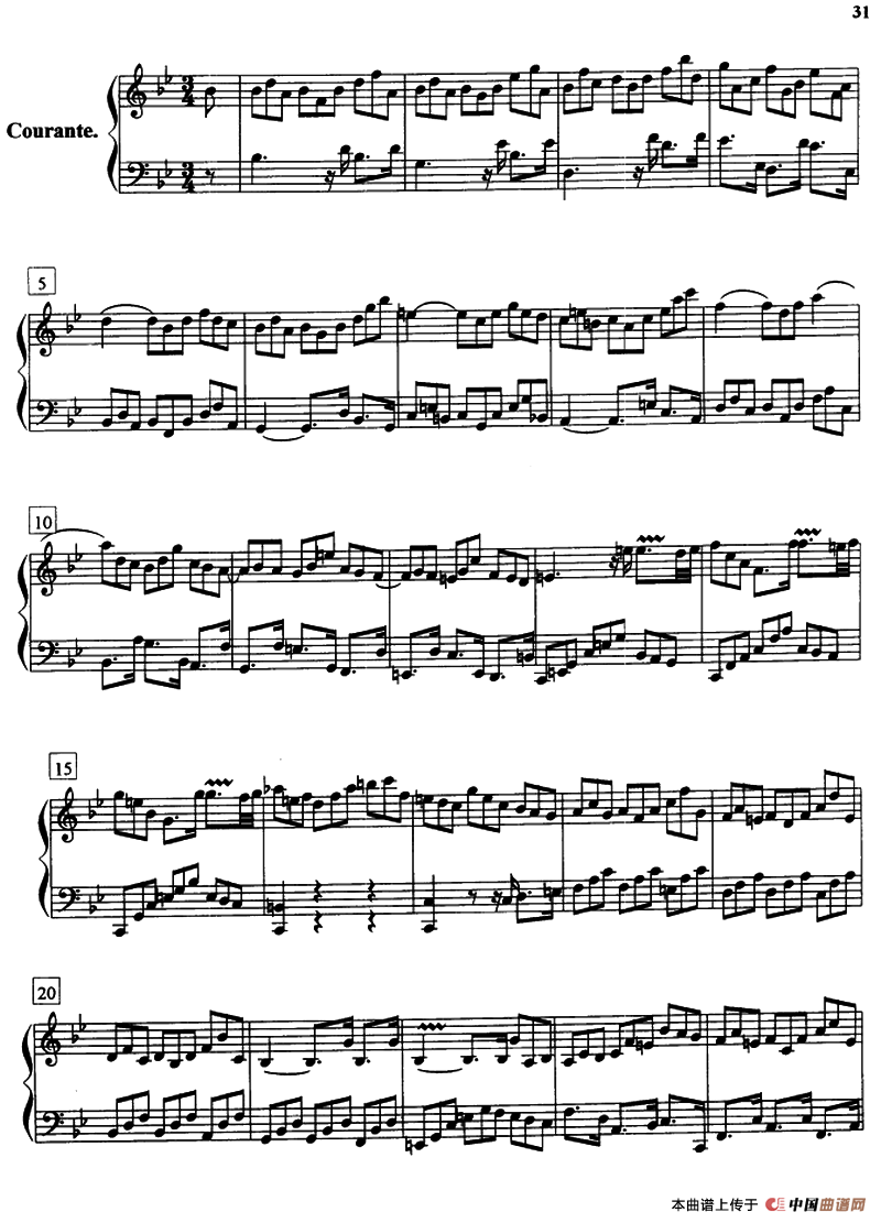 帕蒂塔（第一套）钢琴曲谱（图6）