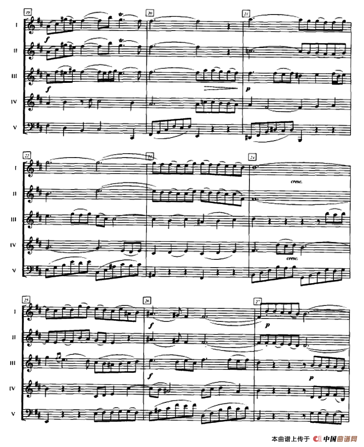 奏鸣曲（合奏）钢琴曲谱（图3）
