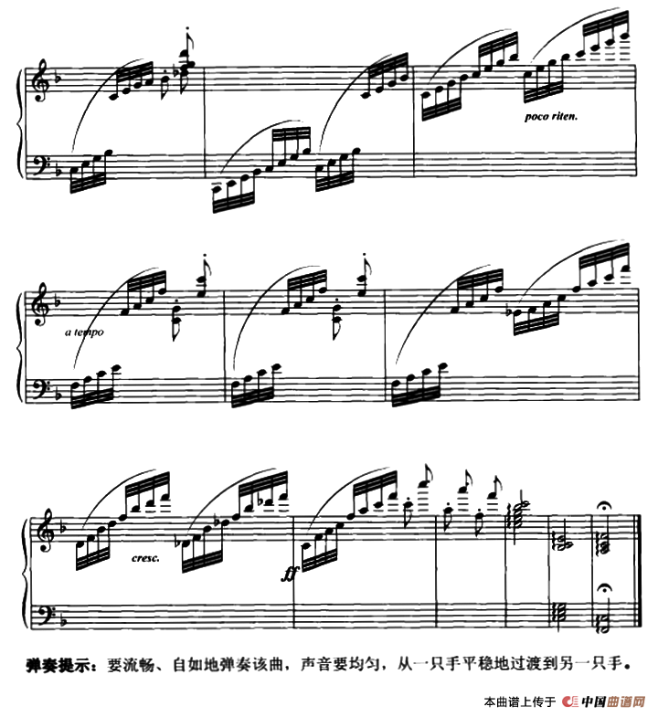 大海的浪花钢琴曲谱（图2）