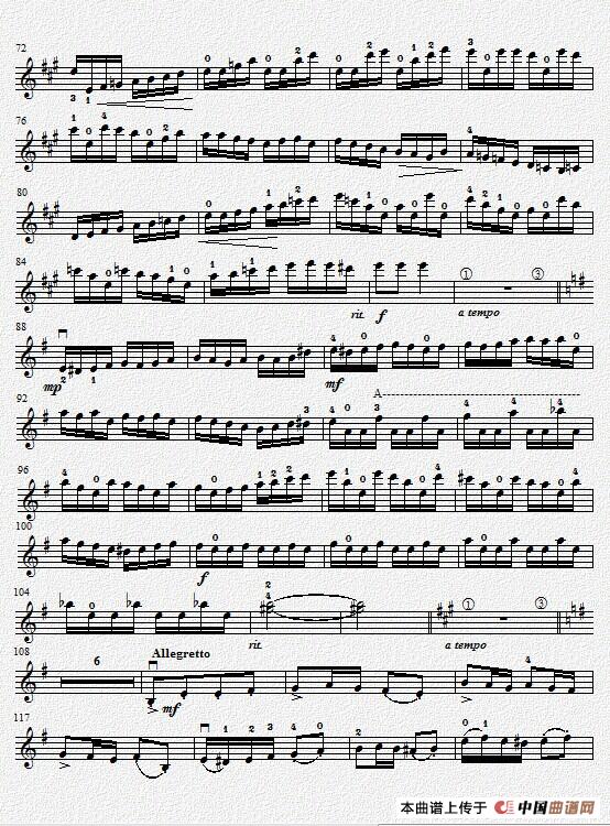 猜调（小提琴谱）钢琴曲谱（图2）