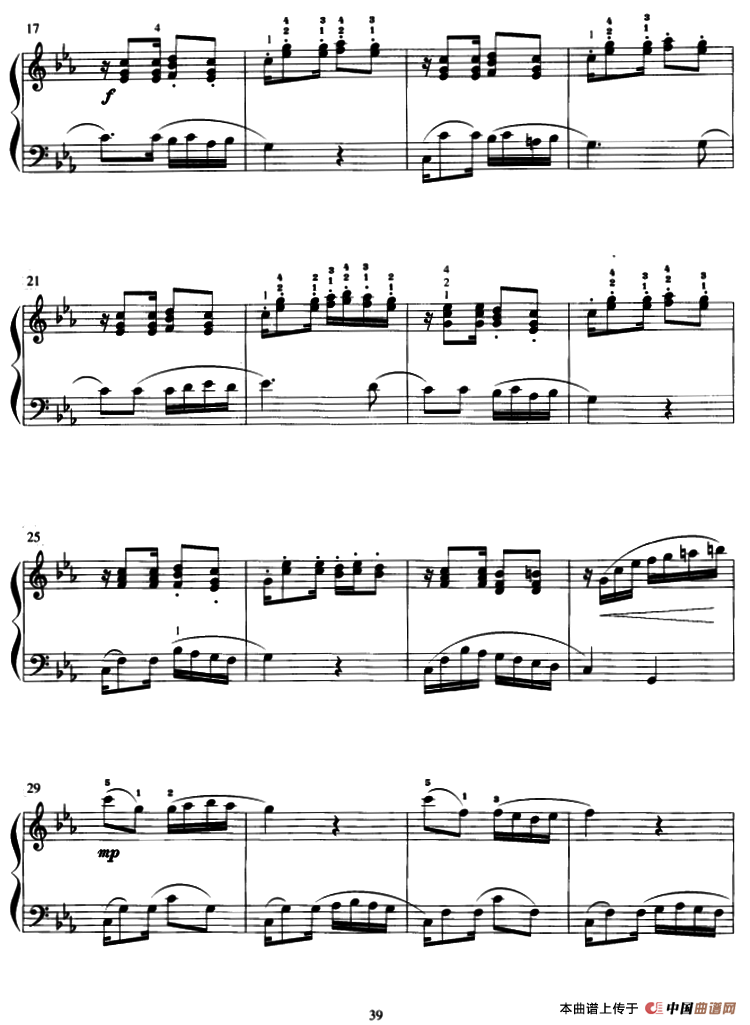 丰收时节钢琴曲谱（图2）