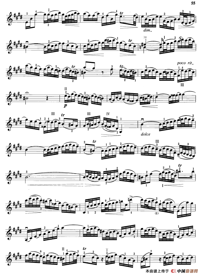 E大调第二协奏曲钢琴曲谱（图7）