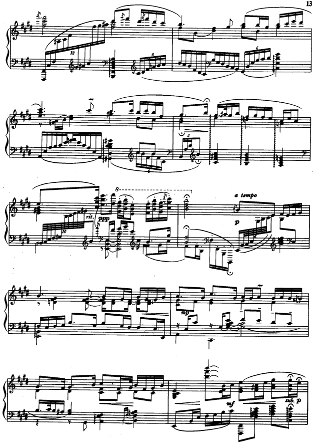 二泉映月3钢琴曲谱（图1）