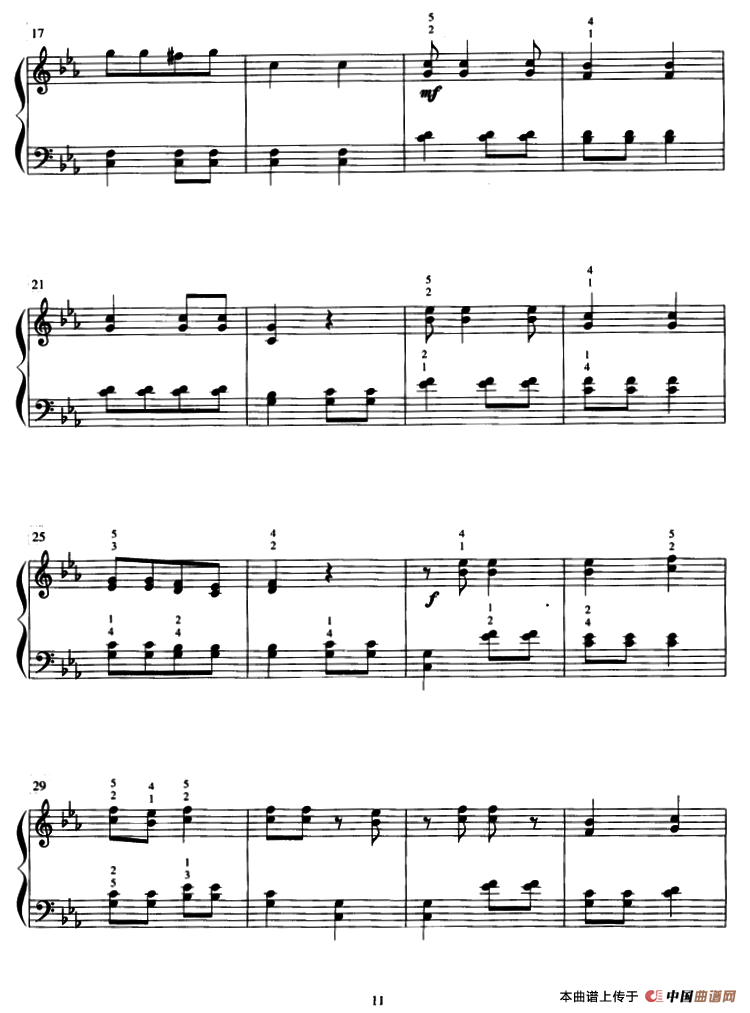 精神抖擞钢琴曲谱（图2）