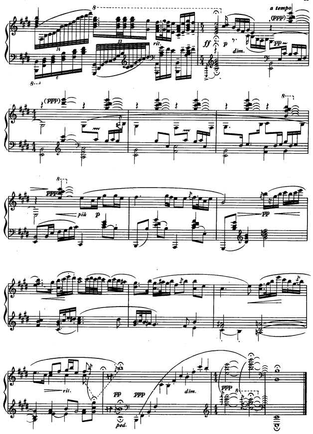 二泉映月5钢琴曲谱（图1）