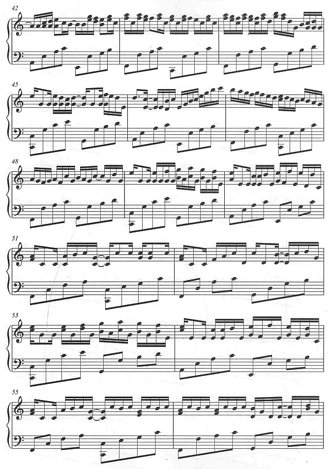 卡农3钢琴曲谱（图1）