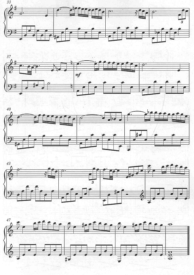 秋日私语3钢琴曲谱（图1）