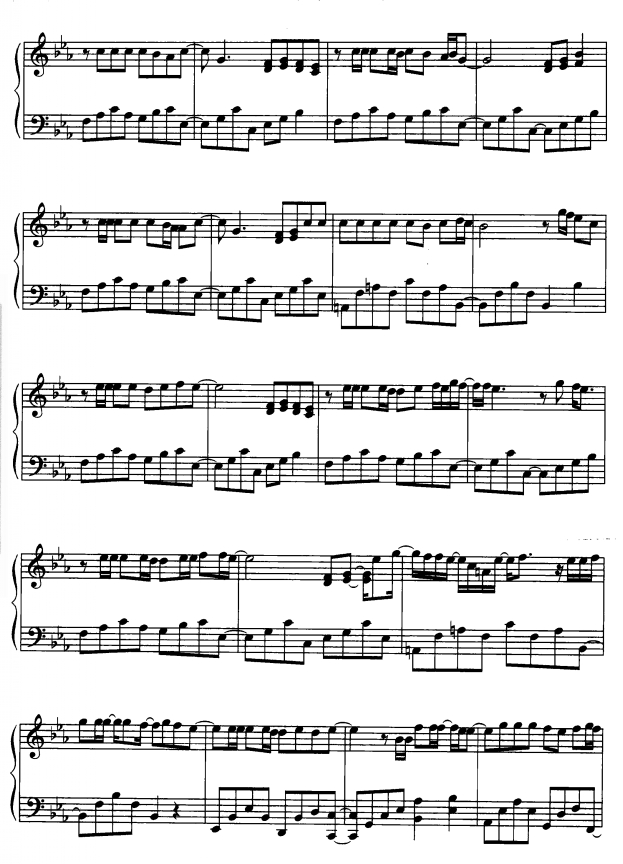 特色3钢琴曲谱（图1）