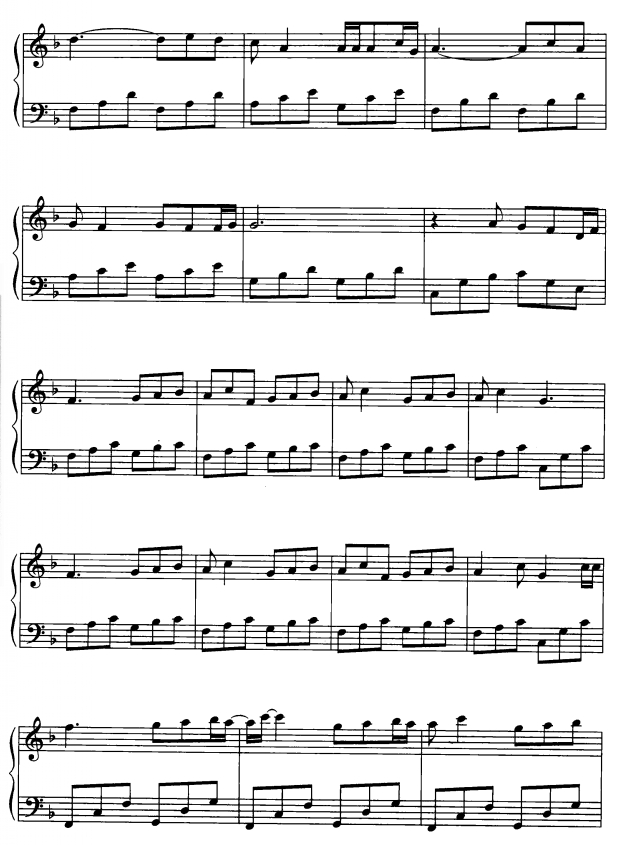 失落的孩子2钢琴曲谱（图1）