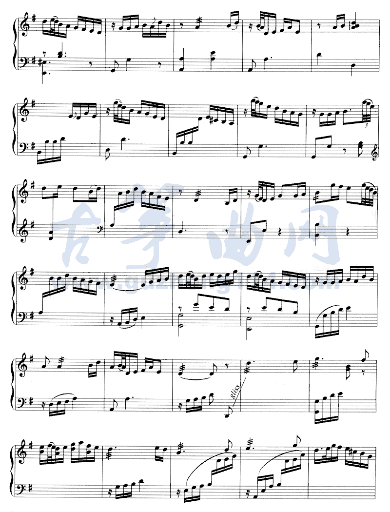 茉莉芬芳古筝曲谱（图2）