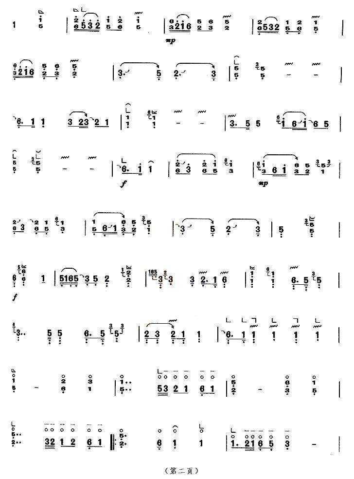 铁马吟（【上海筝会】考级八级曲目）古筝曲谱（图2）