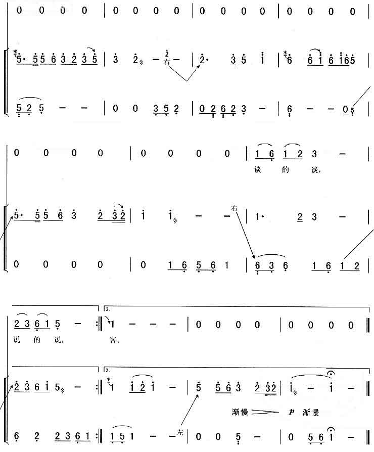 小城故事古筝曲谱（图4）