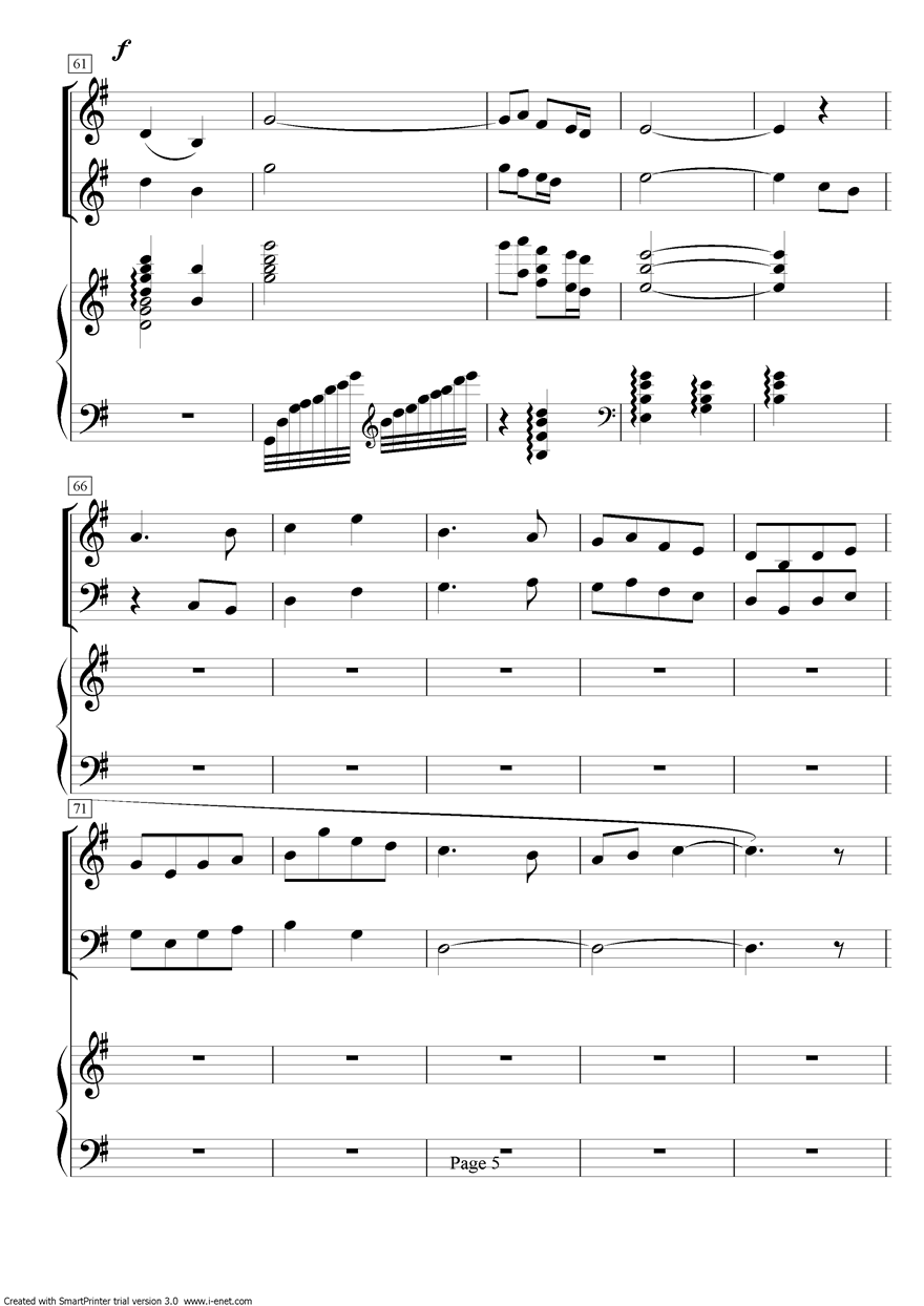 娄山关合唱谱合唱曲谱（图5）