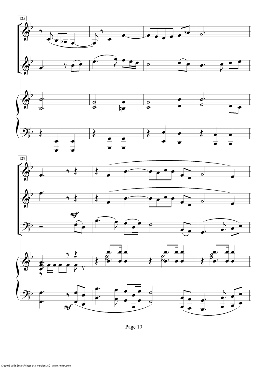 娄山关合唱谱合唱曲谱（图10）