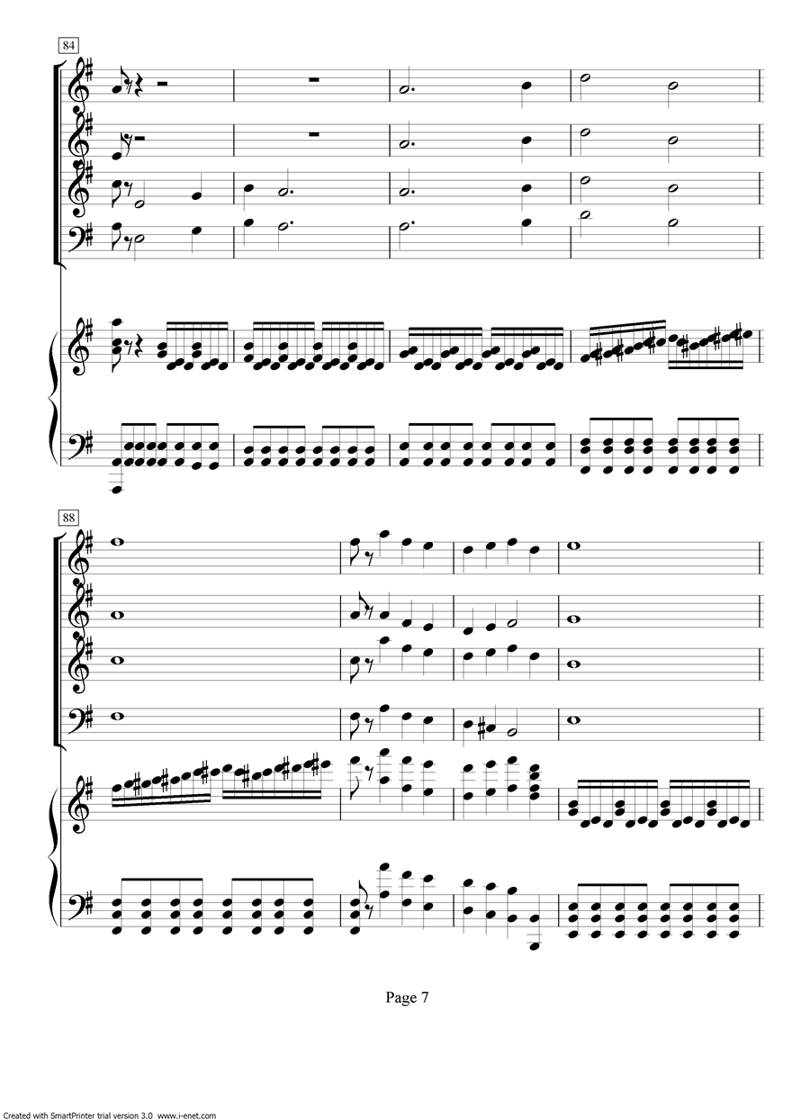 娄山关合唱谱合唱曲谱（图7）