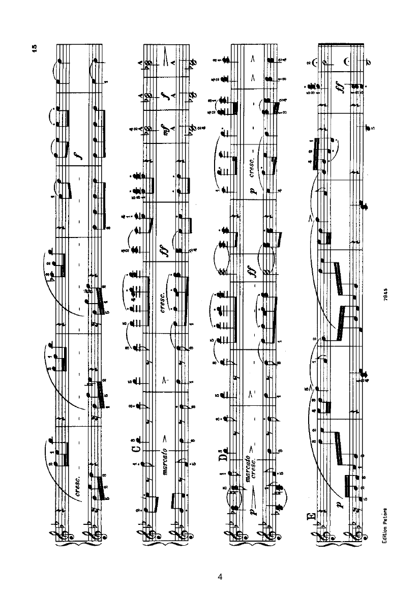 囚徒的合唱（四手联弹） 键盘类 钢琴合唱曲谱（图4）