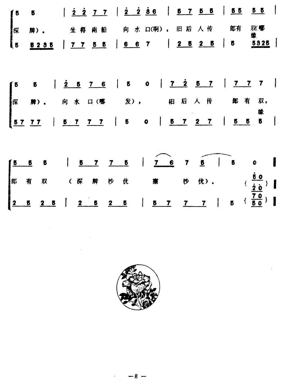 盘王大歌：1、起声唱合唱曲谱（图8）