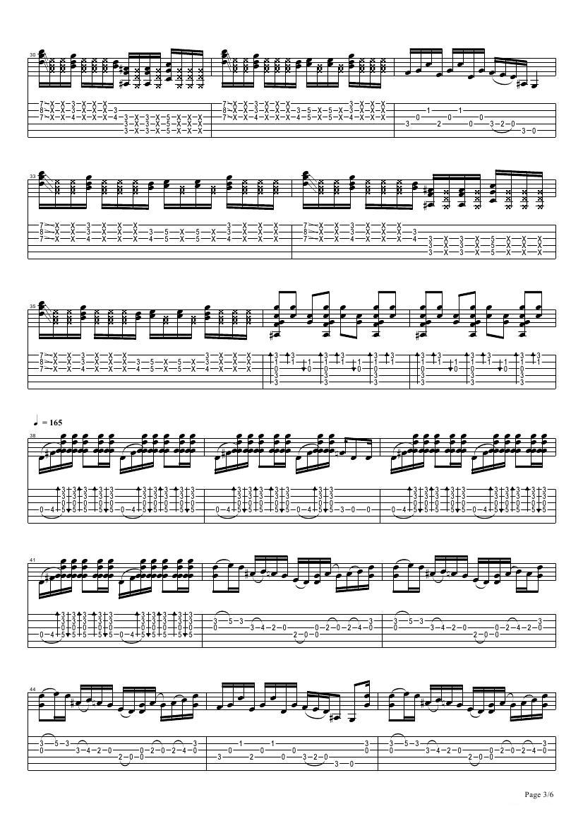tommy emmanuel：tall fiddler（指弹吉它）吉他谱（图3）
