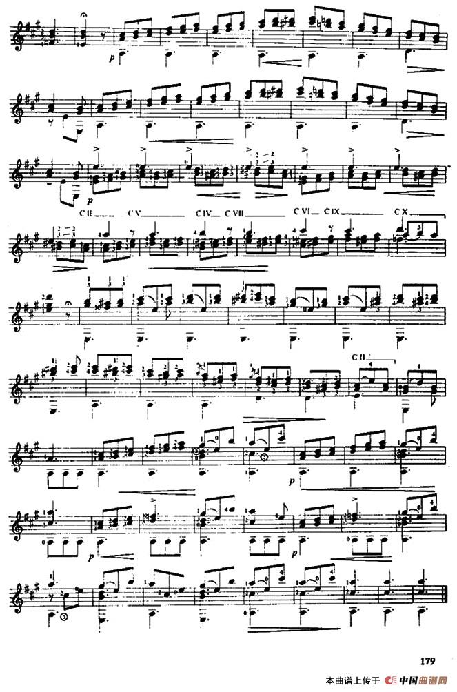 费尔南多·索尔 古典吉他练习曲 No.12（Op.6 No.6）吉他谱（图2）