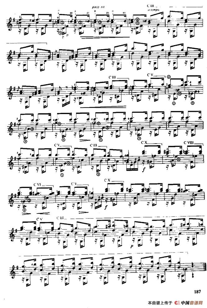 费尔南多·索尔 古典吉他练习曲 No.16（Op.29  No.23）吉他谱（图2）