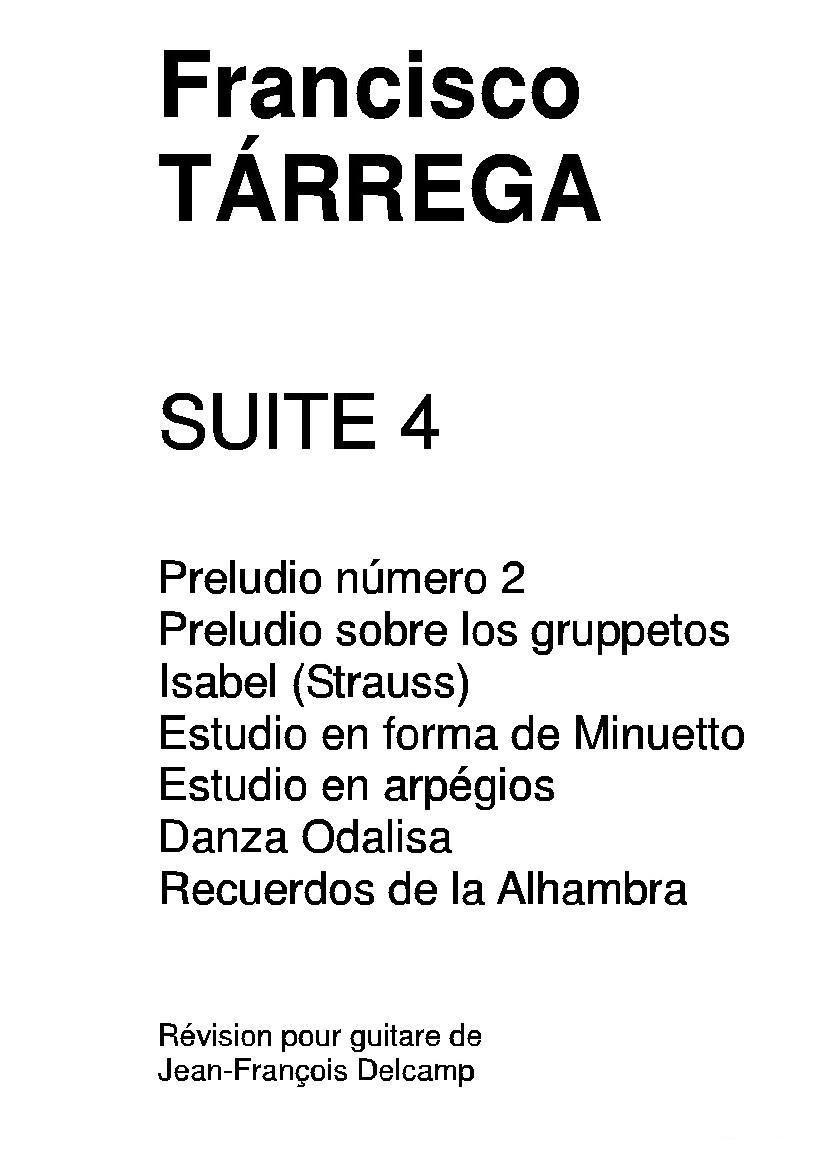《塔雷加作品全集》第4部分（古典吉他）吉他谱（图1）