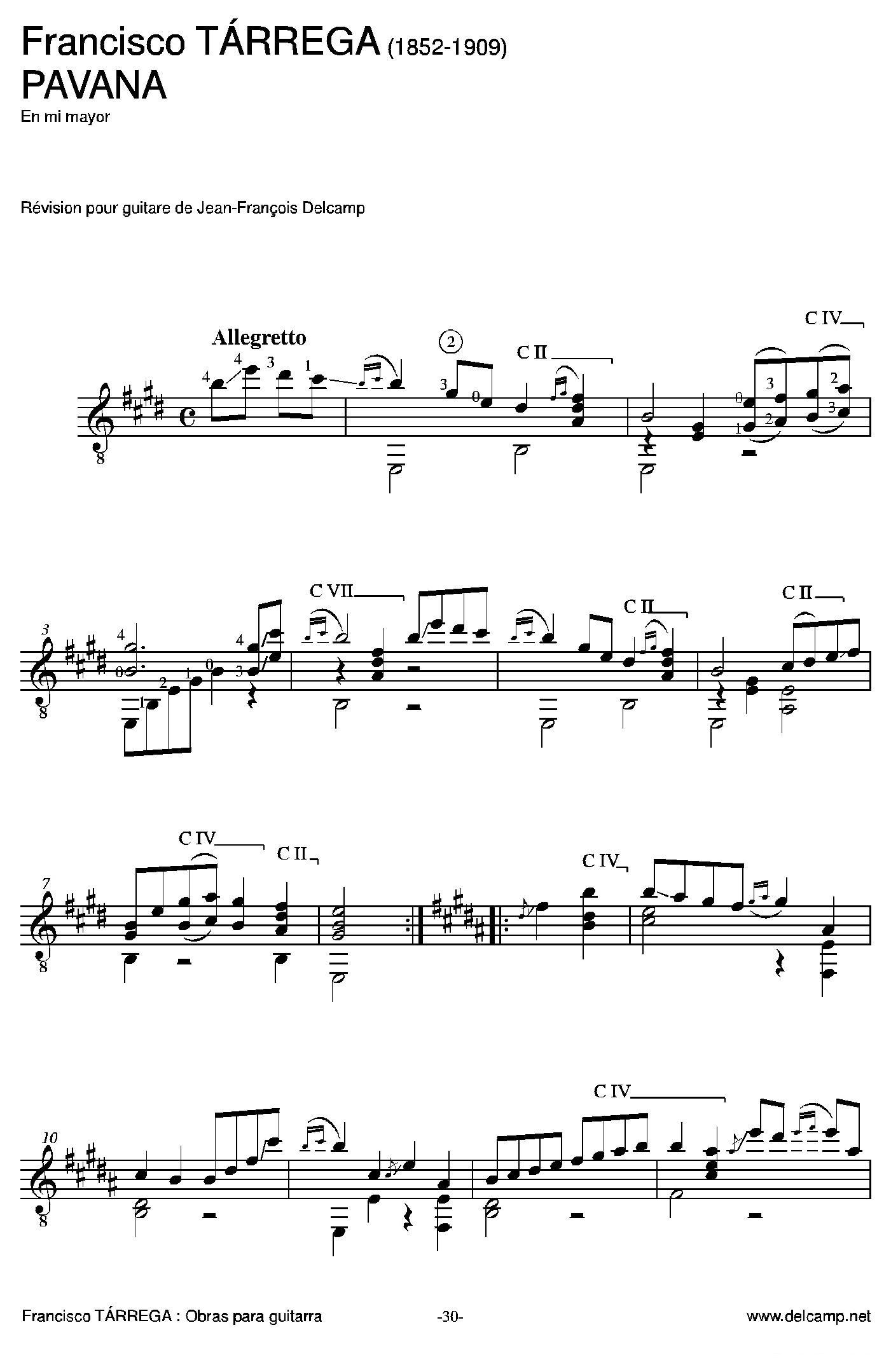 《塔雷加作品全集》第2部分（古典吉他）吉他谱（图6）