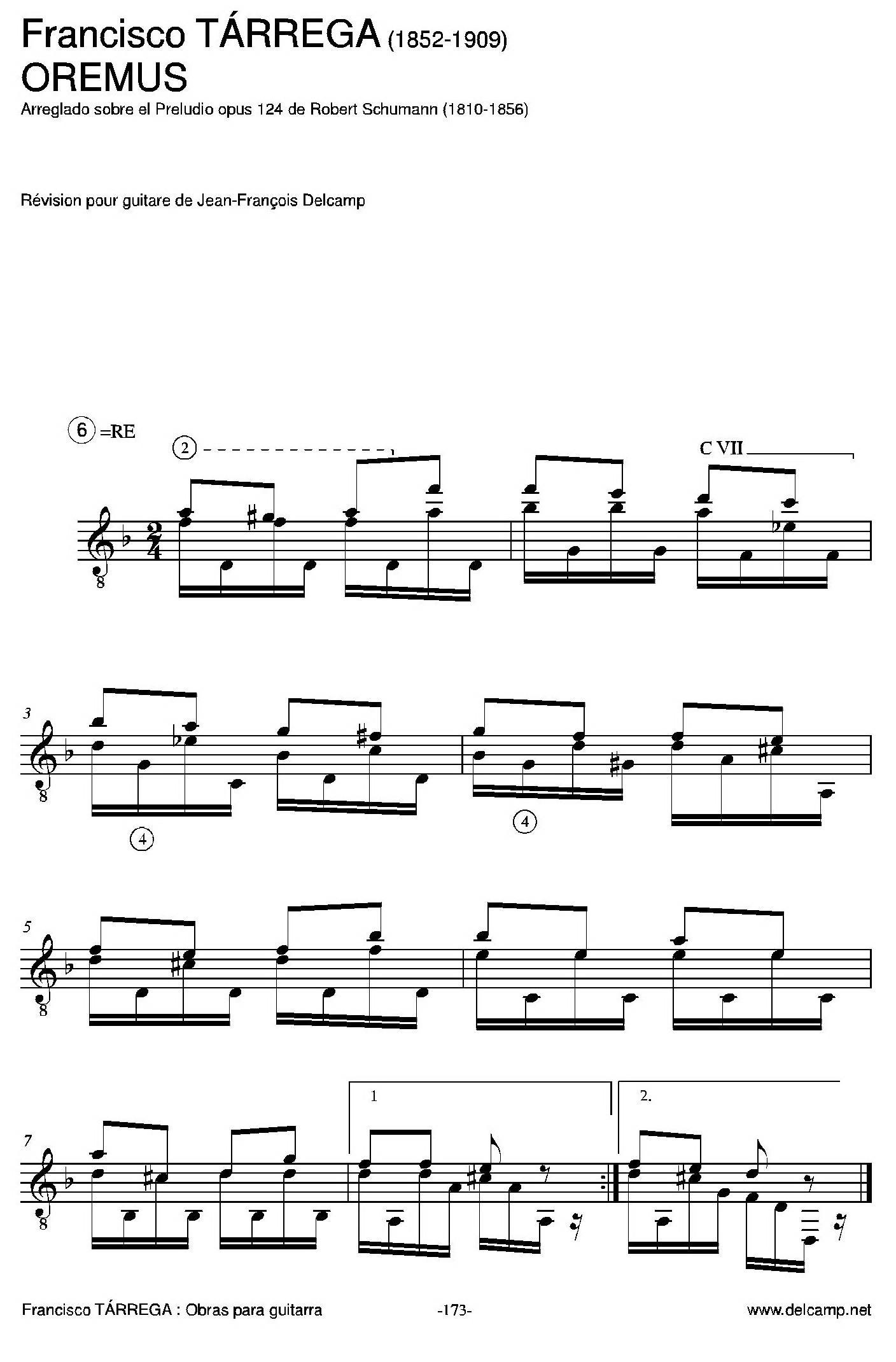 《塔雷加作品全集》第10部分（古典吉他）吉他谱（图3）