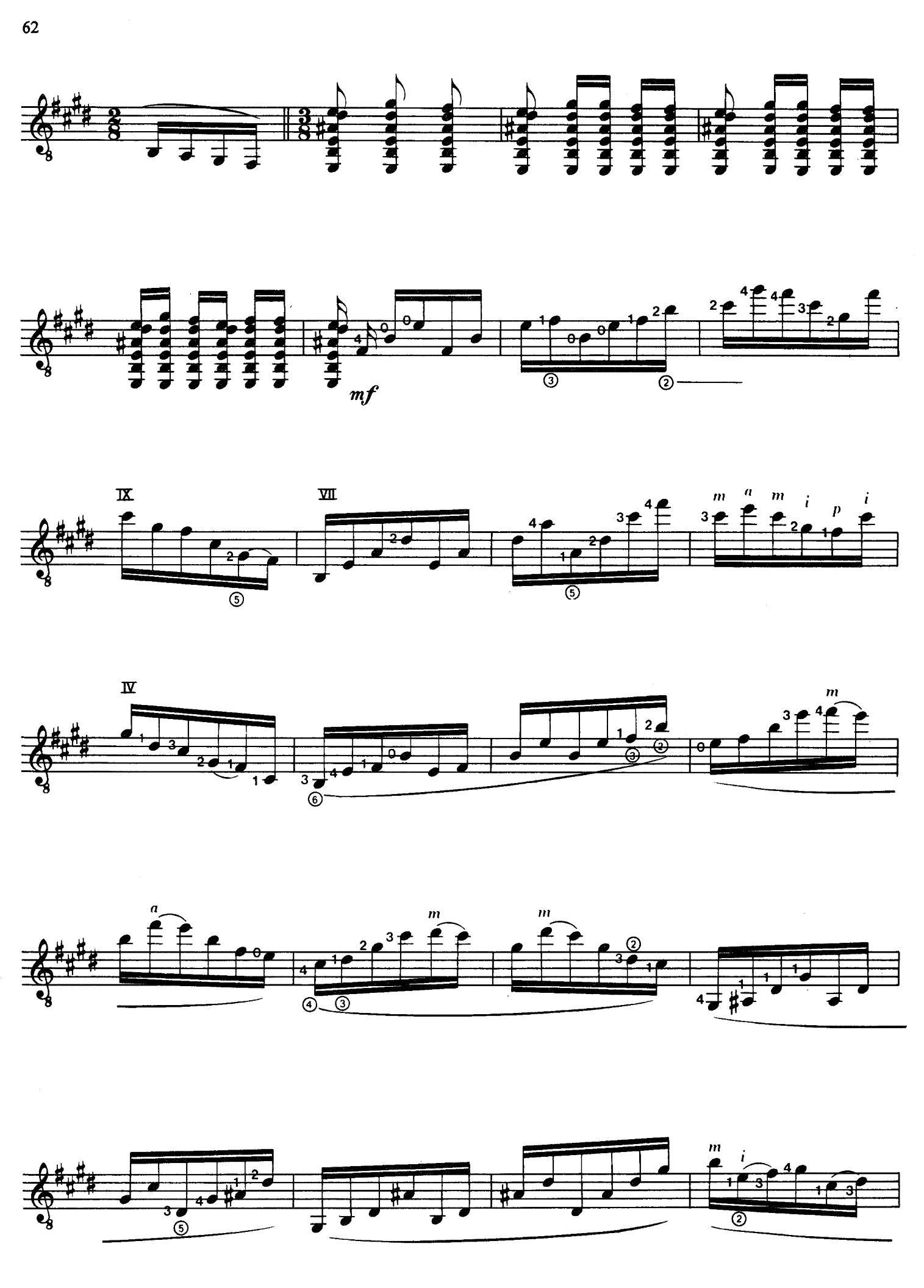Joaquin Rodrigo Music for Guitar（罗德里戈吉他音乐P61-68）（古吉他谱（图2）