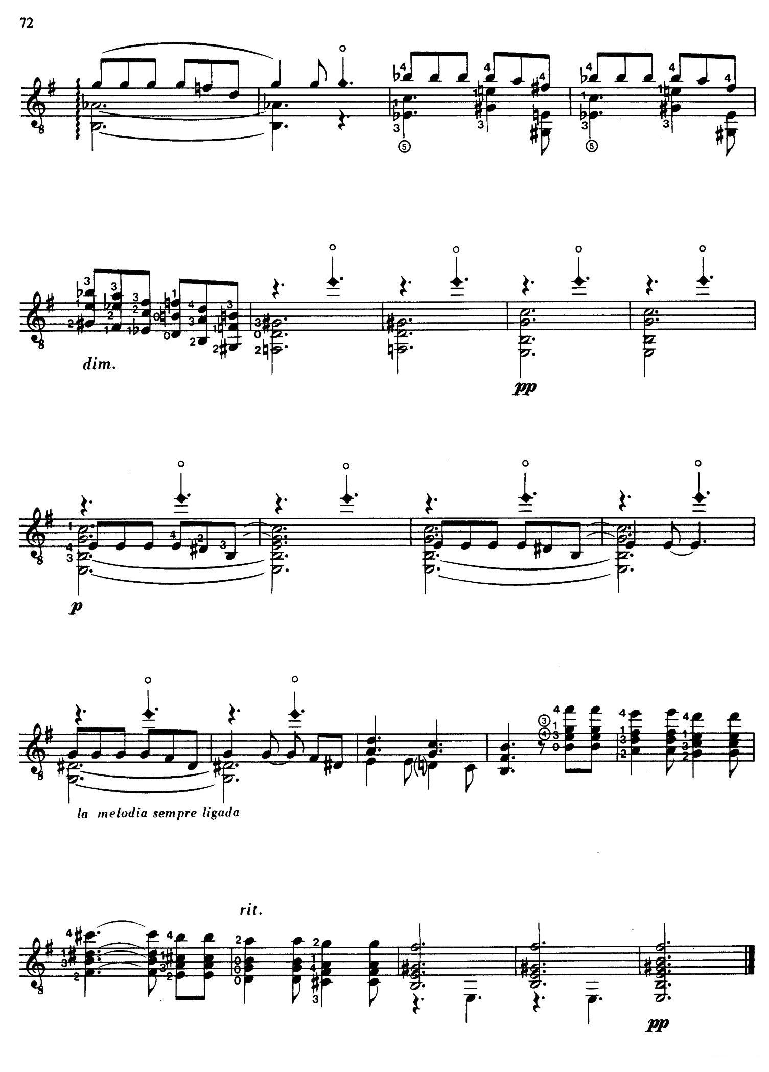 Joaquin Rodrigo Music for Guitar（罗德里戈吉他音乐P69-79（古典吉他谱（图4）