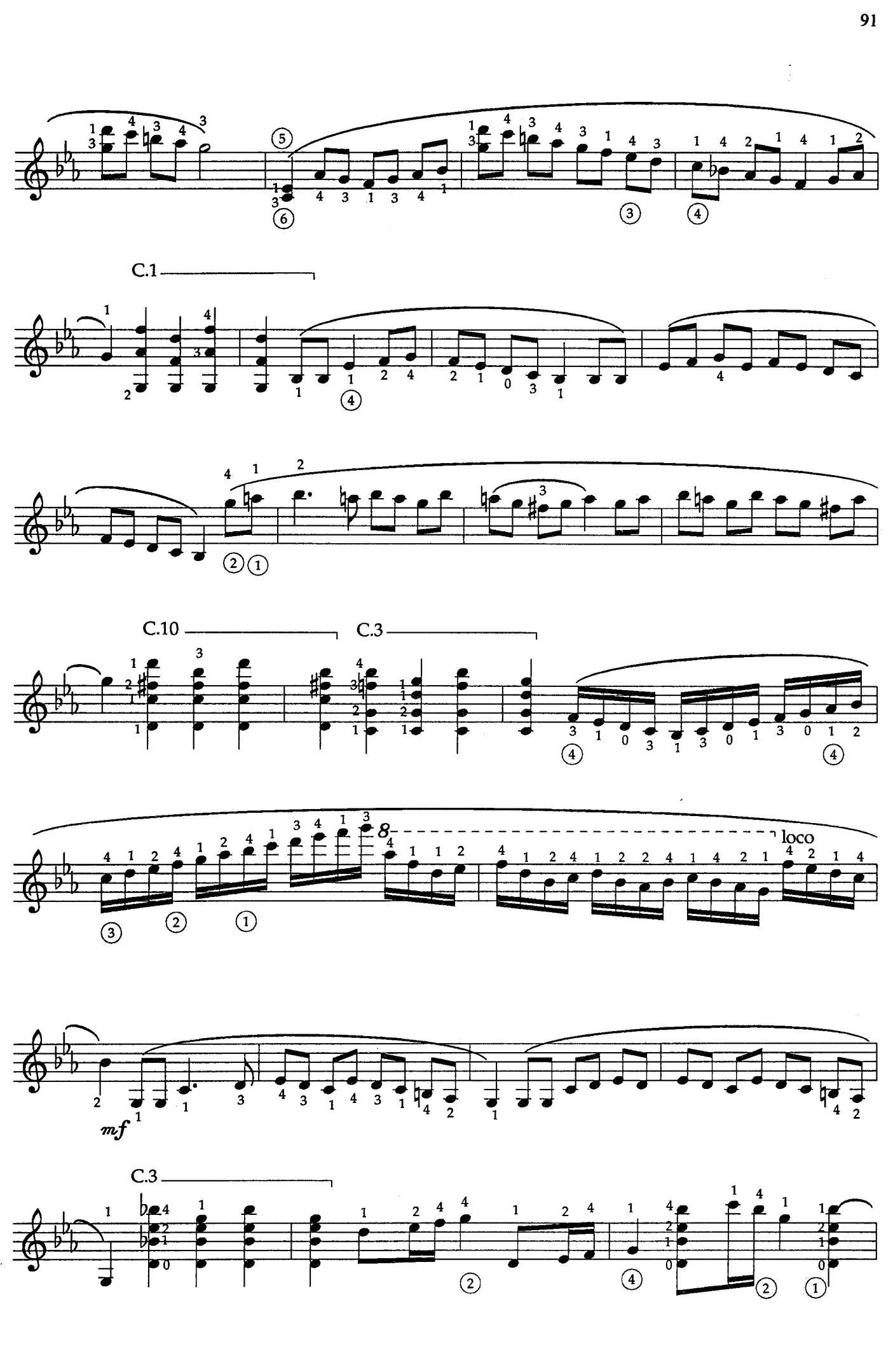 Joaquin Rodrigo Music for Guitar（罗德里戈吉他音乐P90-94（古典吉他谱（图2）