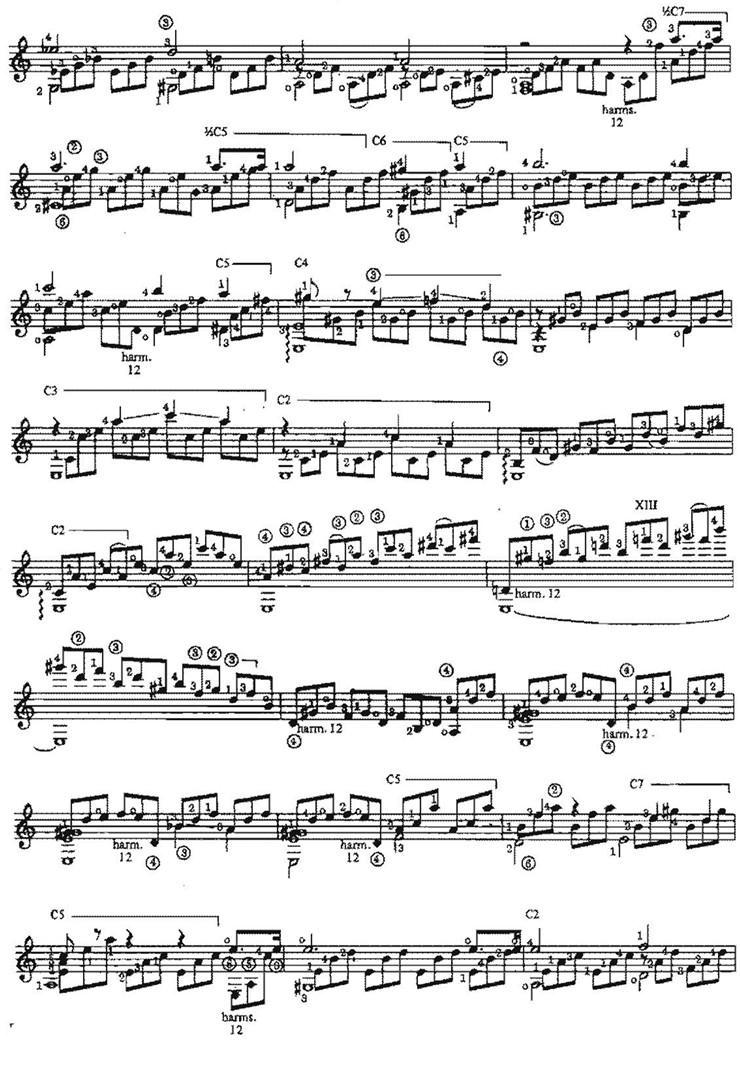 Adagio from SonataOp.27No.2（古典吉他）吉他谱（图2）