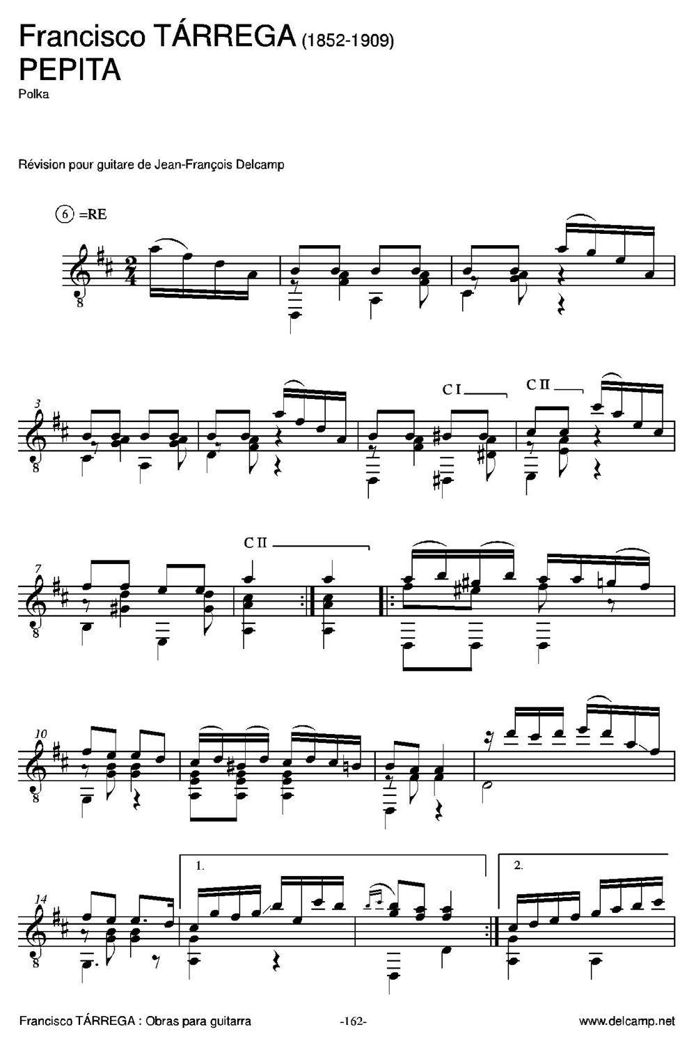 PEPITA(Polka)（古典吉他）吉他谱（图1）