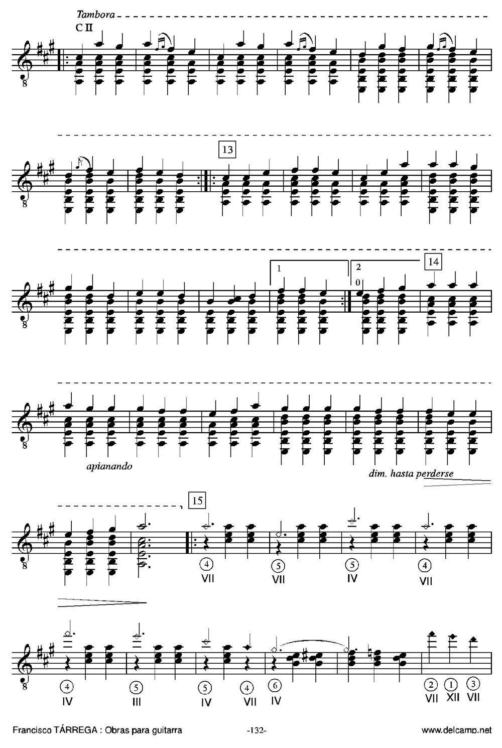 GRAN JOTA DE CONCIERTO(Arreglado sobre la Jota ara吉他谱（图6）